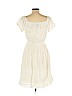 Aqua 100% Rayon White Casual Dress Size M - photo 2