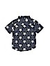 Gymboree 100% Cotton Blue Short Sleeve Button-Down Shirt Size 12-18 mo - photo 2