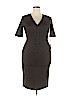 Calvin Klein Brown Casual Dress Size 14 - photo 1