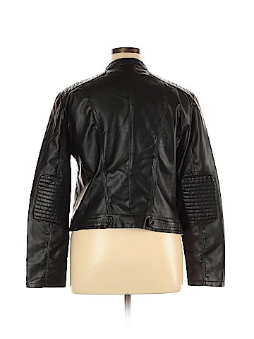 New York & Company Faux Leather Jacket (view 2)