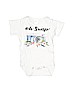 Laughing Giraffe 100% Cotton Graphic White Short Sleeve Onesie Size 3-6 mo - photo 1