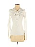 MICHAEL Michael Kors White Long Sleeve Top Size S - photo 1