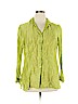 Sigrid Olsen 100% Polyester Green Long Sleeve Blouse Size XL - photo 1