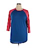 Lularoe Blue 3/4 Sleeve T-Shirt Size XL - photo 1