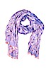 Unbranded 100% Silk Print Purple Silk Scarf One size - photo 1