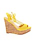 Shoedazzle Yellow Wedges Size 11 - photo 1