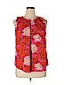 New York & Company 100% Polyester Red Sleeveless Blouse Size XL - photo 1