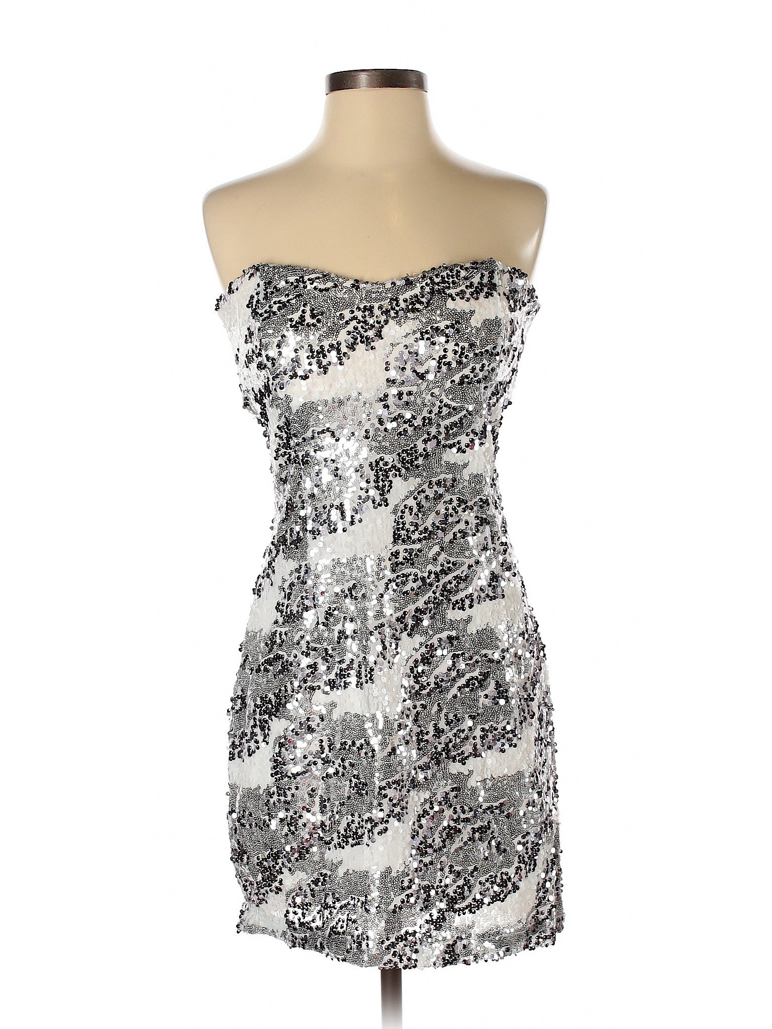 Windsor Women Silver Cocktail Dress 9 | eBay