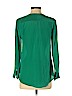 Banana Republic 100% Silk Teal Long Sleeve Silk Top Size XS (petite) - photo 2