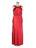 Calvin Klein 100% Polyester Red Cocktail Dress Size 14 - photo 1
