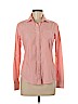 American Eagle Outfitters 100% Cotton Pink Long Sleeve Button-Down Shirt Size 6 - photo 1