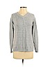 Blush & Bloom Gray Pullover Sweater Size M - photo 1