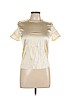 Valerie Stevens Ivory Short Sleeve Silk Top Size L (petite) - photo 1