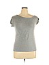 Sarin Mathews Gray Short Sleeve Top Size XL - photo 1