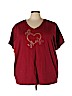 Assorted Brands 100% Cotton Red Short Sleeve T-Shirt Size 4X - photo 1