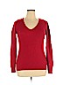 Ann Taylor 100% Cashmere Red Cashmere Pullover Sweater Size XL - photo 1
