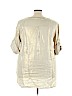 Ellen Tracy 100% Linen Tan 3/4 Sleeve Blouse Size 3X - photo 2