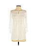 Lucky Brand White 3/4 Sleeve Top Size S - photo 1