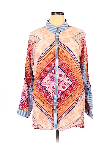 Suzanne Betro Long Sleeve Button-Down Shirt (view 1)