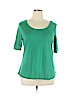 Cato Green Short Sleeve Top Size XL - photo 1