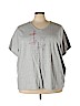 Assorted Brands 100% Cotton Gray Short Sleeve T-Shirt Size 4X - photo 1