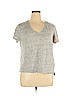 Gap 100% Linen Gray Short Sleeve T-Shirt Size XL (tall) - photo 1