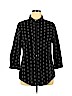 Worthington Black Long Sleeve Button-Down Shirt Size 1X - photo 1