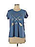 No Boundaries Blue Short Sleeve Top Size L - photo 1
