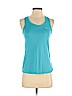 Nike 100% Recycled Polyester Blue Active Tank Size S - photo 1