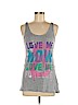 H&M 100% Cotton Gray Sleeveless T-Shirt Size 8 - photo 1
