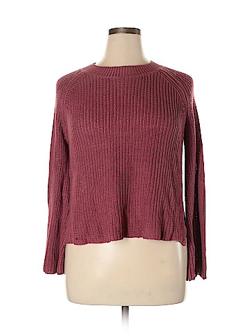 Pink Rose Pullover Sweater (view 1)