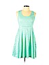 No Boundaries Green Casual Dress Size L - photo 1