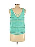 Candie's 100% Polyester Teal Sleeveless Blouse Size M - photo 2