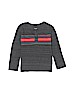 Cat & Jack 100% Cotton Stripes Gray Long Sleeve Henley Size 5T - photo 1