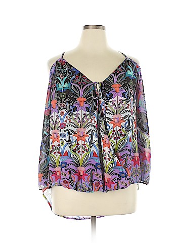 Nicole by Nicole Miller 3/4 Sleeve Blouse (view 1)