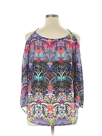 Nicole by Nicole Miller 3/4 Sleeve Blouse (view 2)