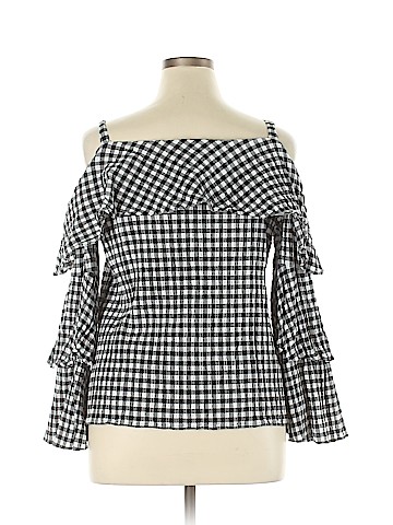 INC International Concepts Long Sleeve Blouse (view 2)