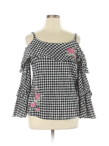 INC International Concepts Long Sleeve Blouse (view 1)