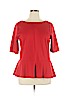 Lane Bryant Red Short Sleeve Top Size 16 - 14 Plus - photo 1