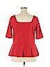 Lane Bryant Red Short Sleeve Top Size 16 - 14 Plus - photo 2