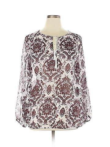 Lane Bryant Long Sleeve Blouse (view 1)