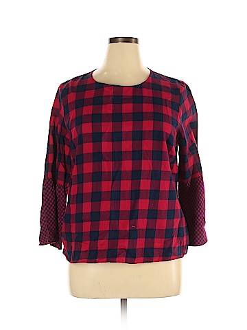 J. Crew Factory Store 3/4 Sleeve Blouse (view 1)