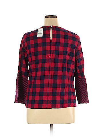 J. Crew Factory Store 3/4 Sleeve Blouse (view 2)