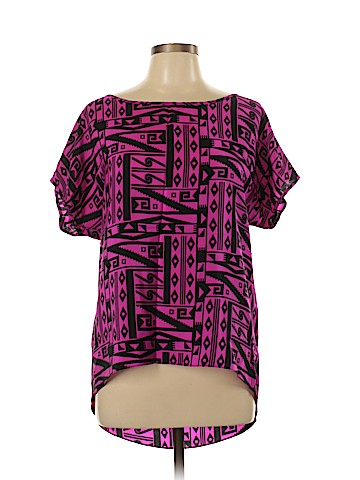 Amanda Uprichard Short Sleeve Silk Top (view 1)
