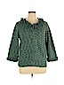 Coldwater Creek 100% Cotton Green Cardigan Size 1X - photo 1