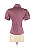 Banana Republic Purple Short Sleeve Button-Down Shirt Size 4 (petite) - photo 2