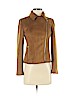 Ann Taylor Brown Faux Leather Jacket Size XS (petite) - photo 1