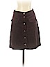 Ann Taylor LOFT Outlet 100% Cotton Burgundy Casual Skirt Size 00 (petite) - photo 1