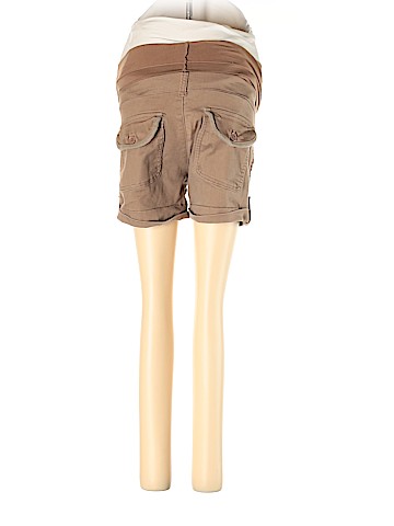 Bella Vida Maternity Khaki Shorts (view 2)