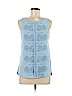 Lucky Brand 100% Polyester Blue Sleeveless Blouse Size M - photo 1